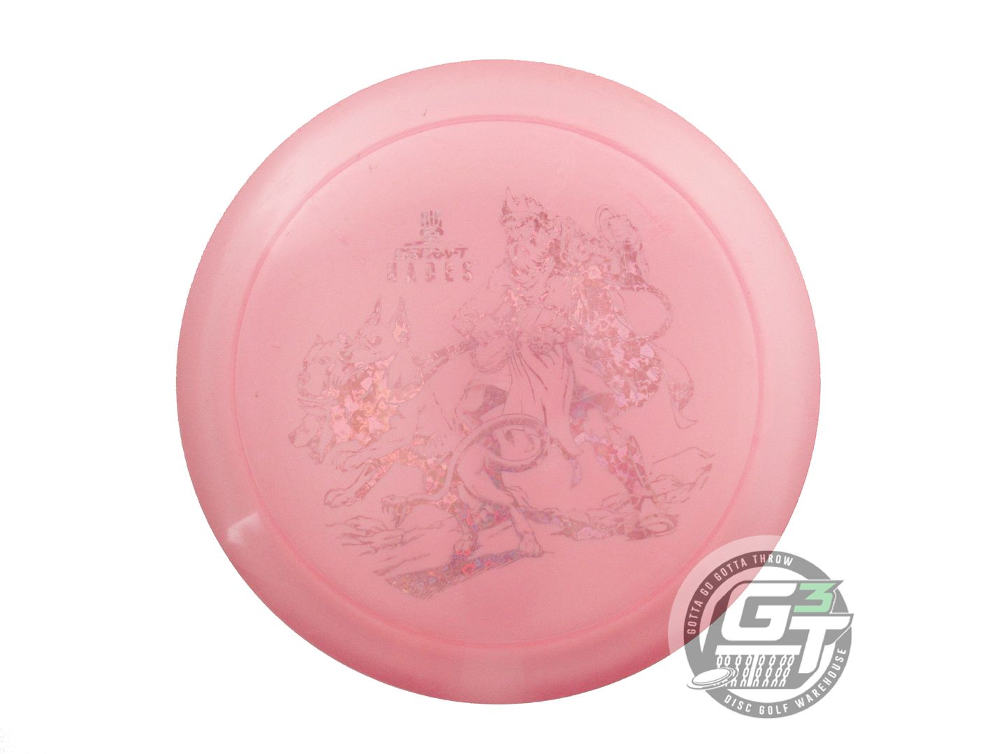 USED Discraft Big Z Hades 171g Pink Heart Foil Driver Golf Disc