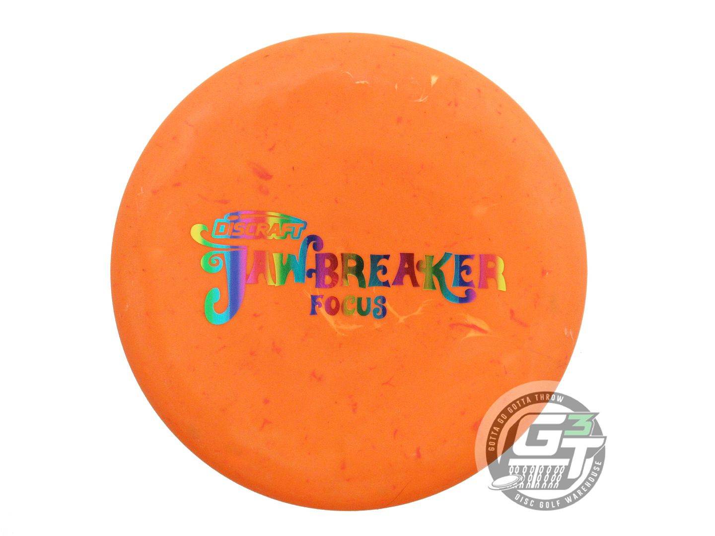 NOS Discraft Jawbreaker Focus 173g Orange PUDDLE TOP Putter Golf Disc
