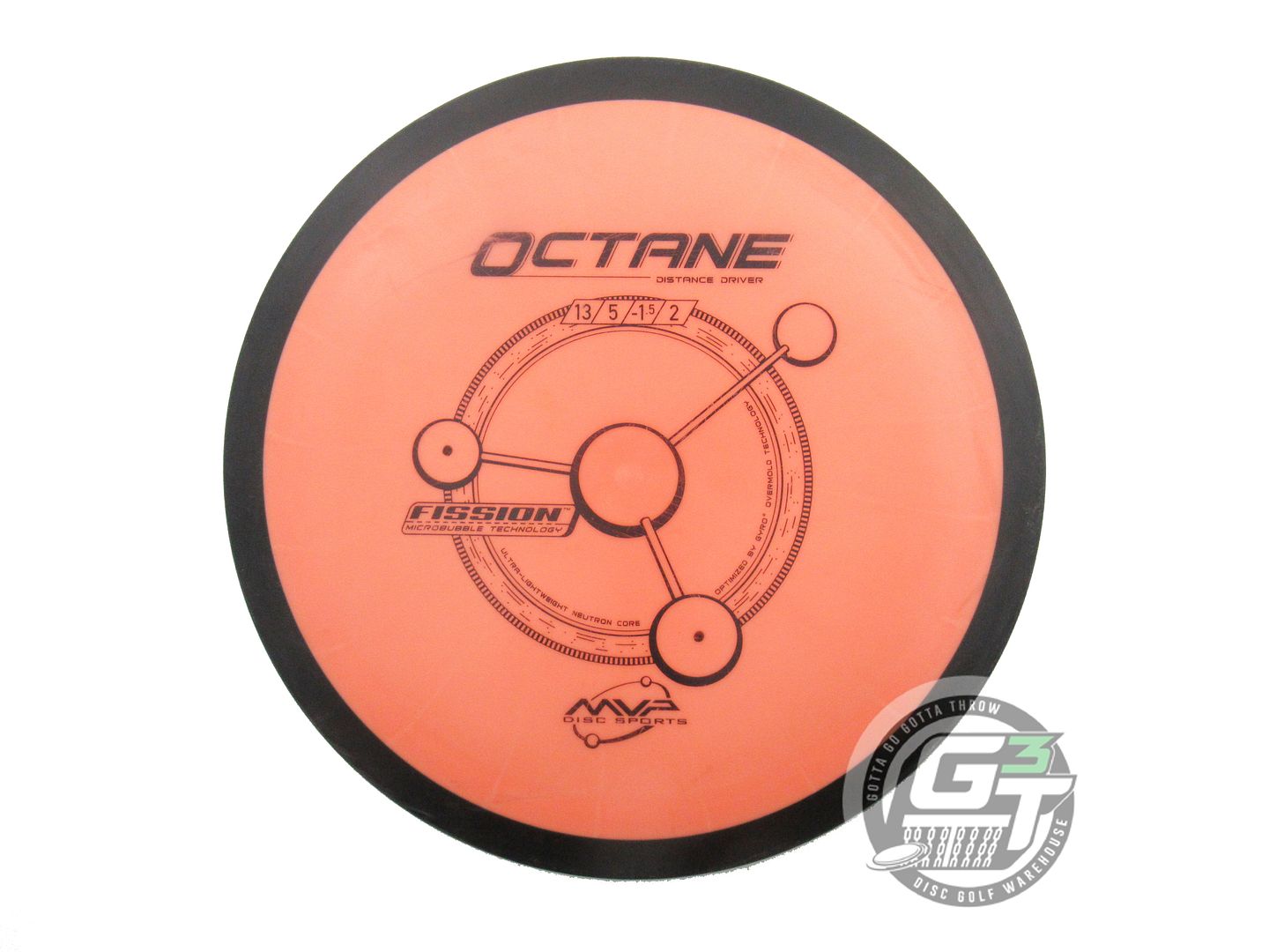USED MVP Disc Sports Fission Octane 161g Orange Distance Driver Golf Disc