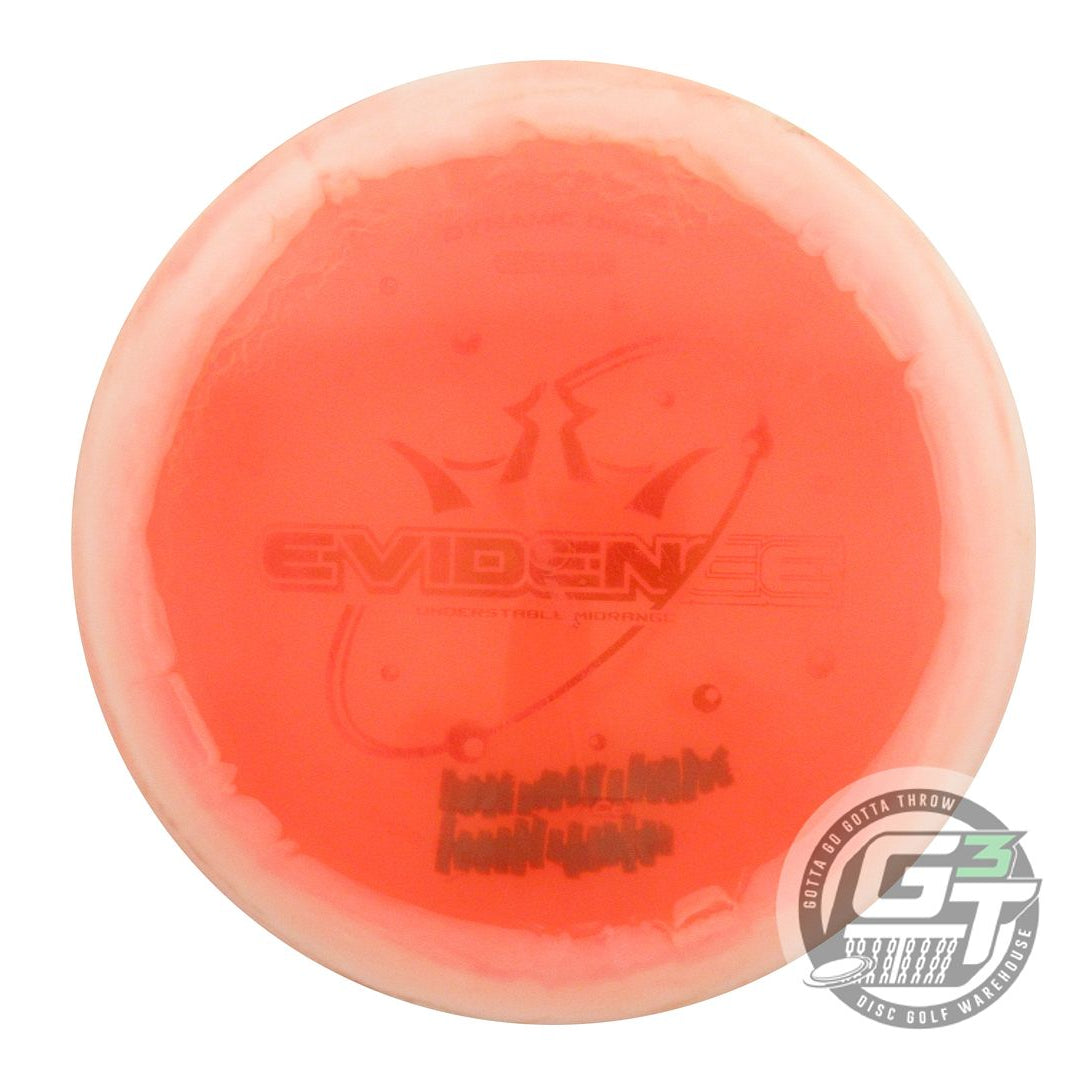 USED Dynamic Discs Lucid Ice Orbit Evidence 178g White-Orange Midrange Golf Disc