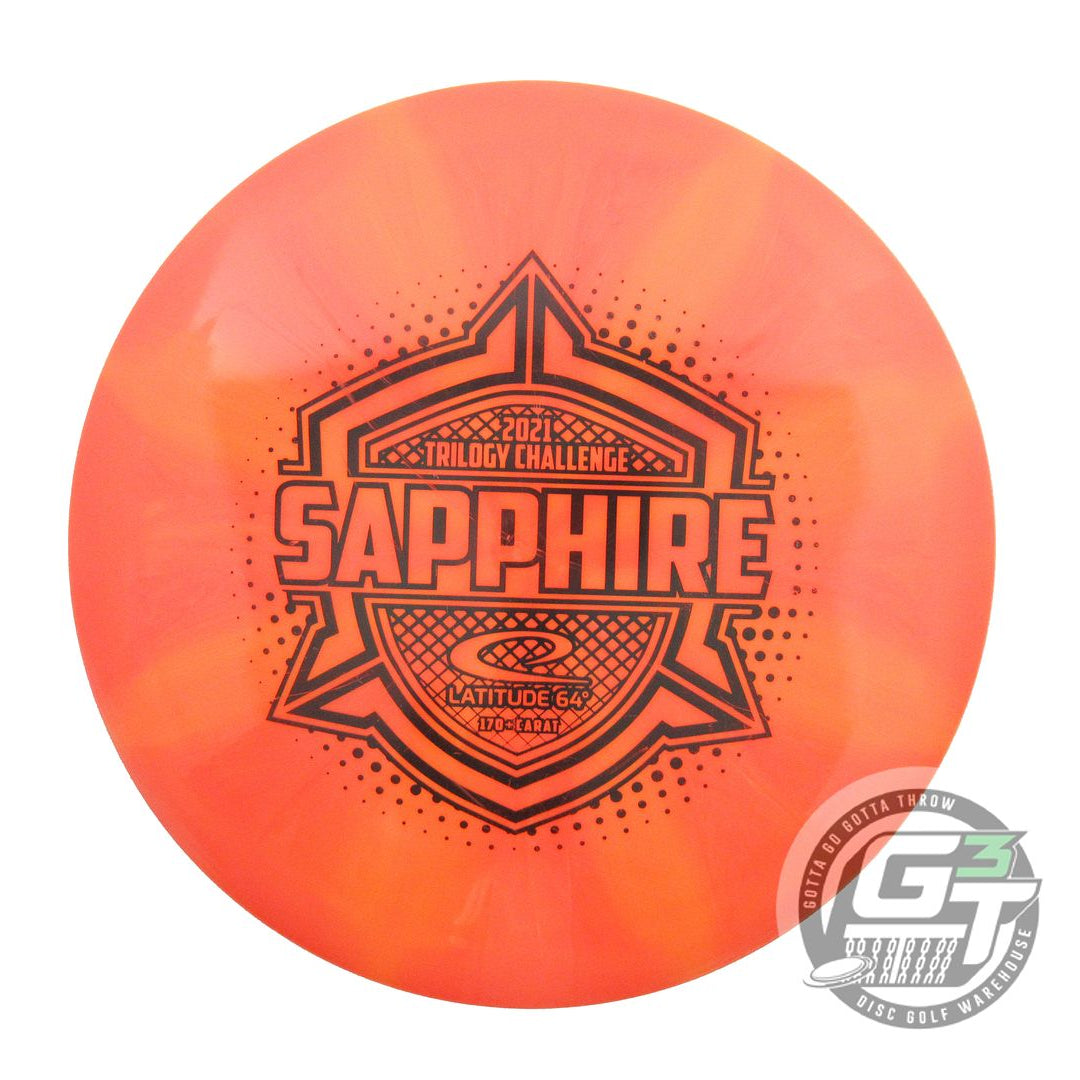 USED Latitude 64 Gold Burst Sapphire 170g Orange Distance Driver Golf Disc