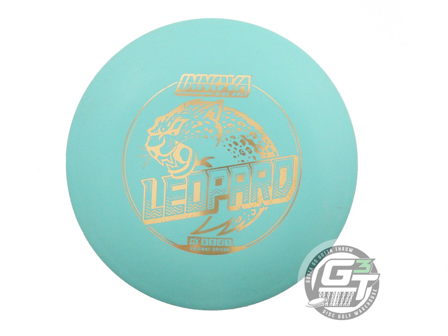 USED Innova DX Leopard 143g Seafoam Gold Foil Fairway Driver Golf Disc