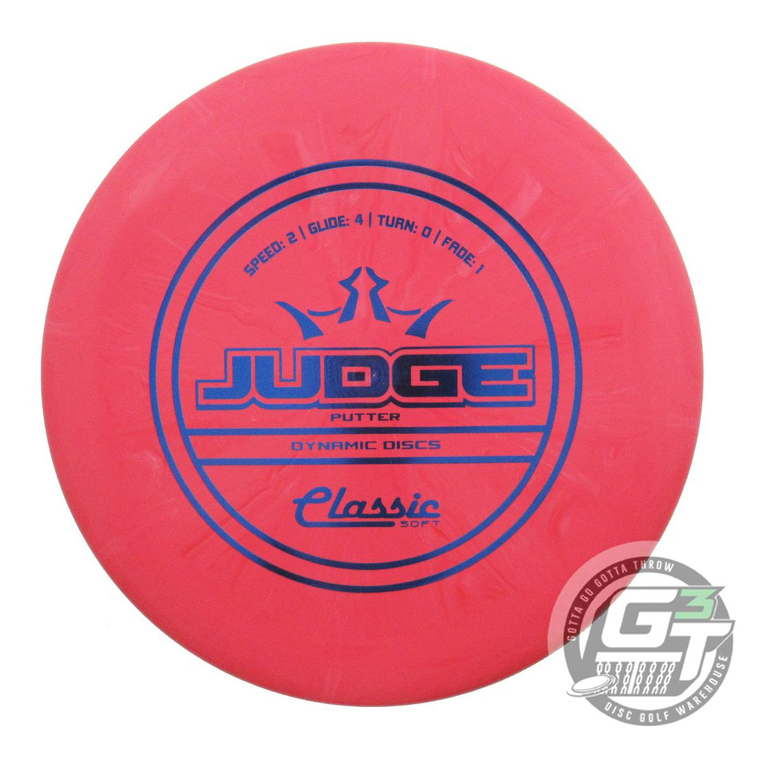 Dynamic Discs Classic Soft Burst Judge Putter Golf Disc (Individually Listed)