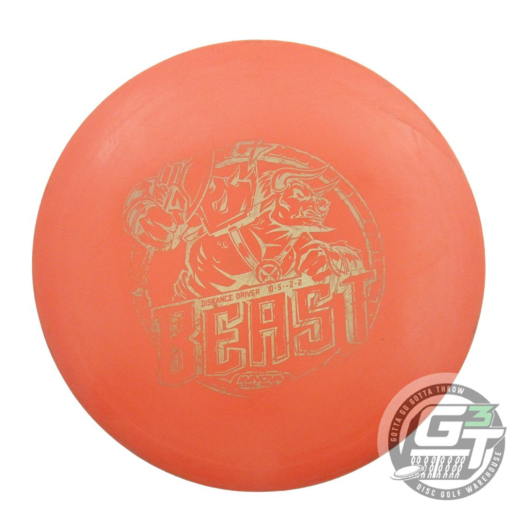USED Innova GStar Beast 174g Orange Gold Holo Foil Distance Driver Golf Disc