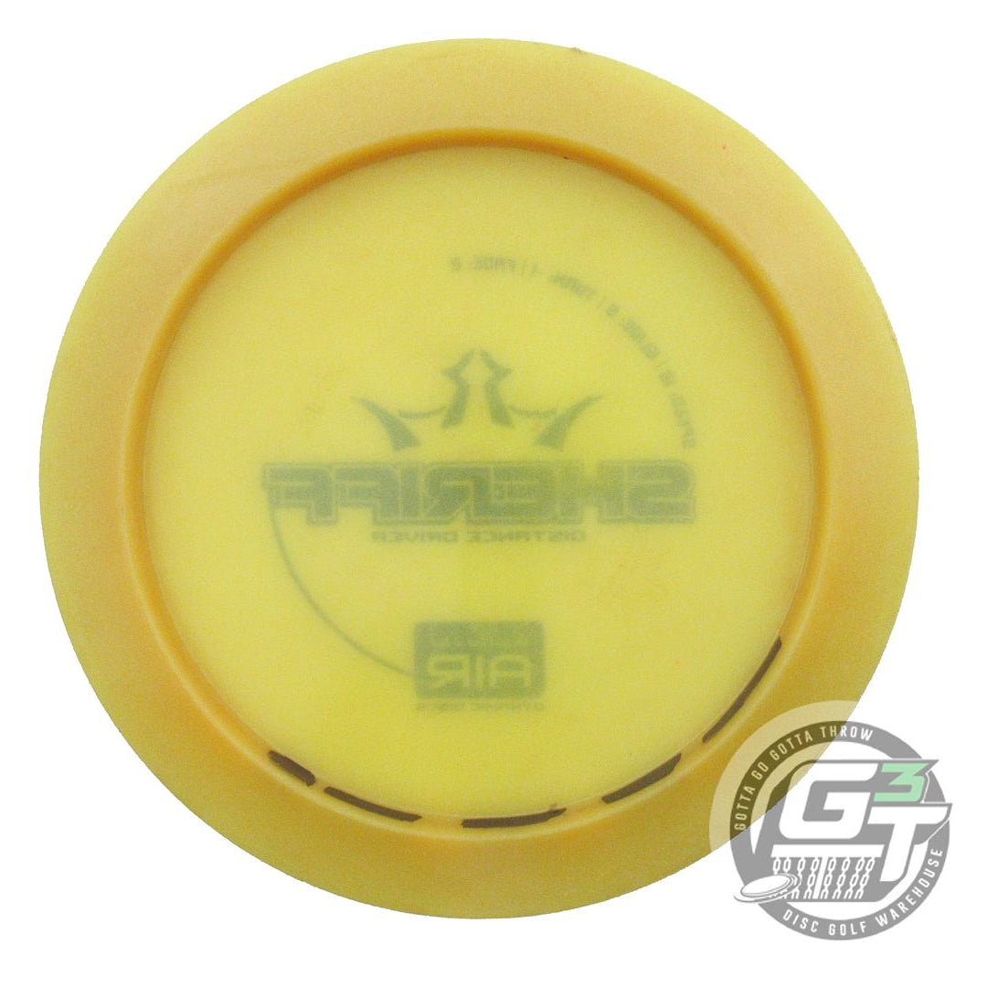 USED Dynamic Discs Lucid AIR Sheriff 165g Yellow Black Stamp Driver Disc