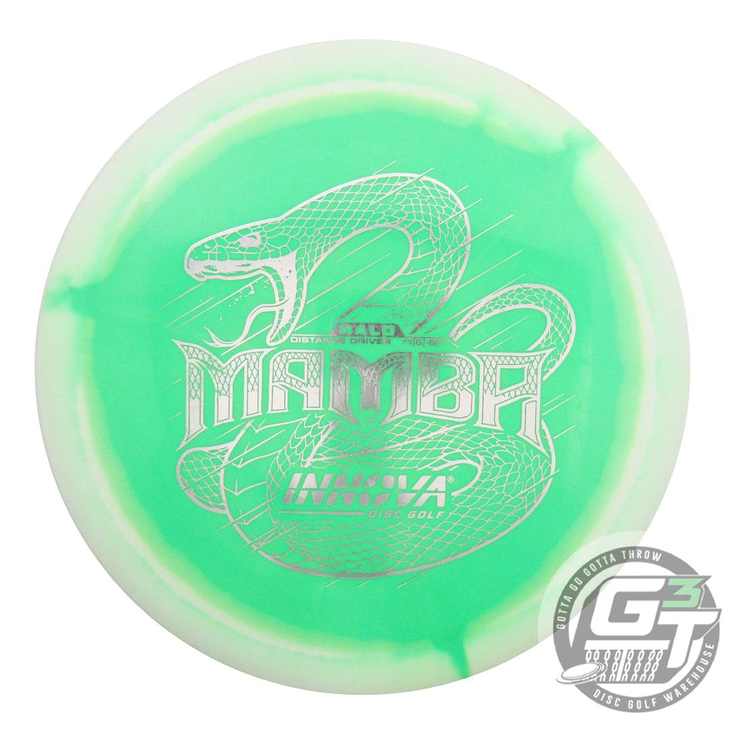 USED Innova Halo Star Mamba 172g White-Green Distance Driver Golf Disc