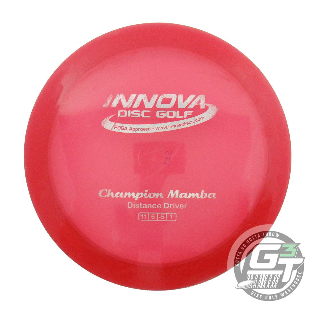USED Innova Champion Mamba 175g Red Silver Foil Distance Driver Golf Disc