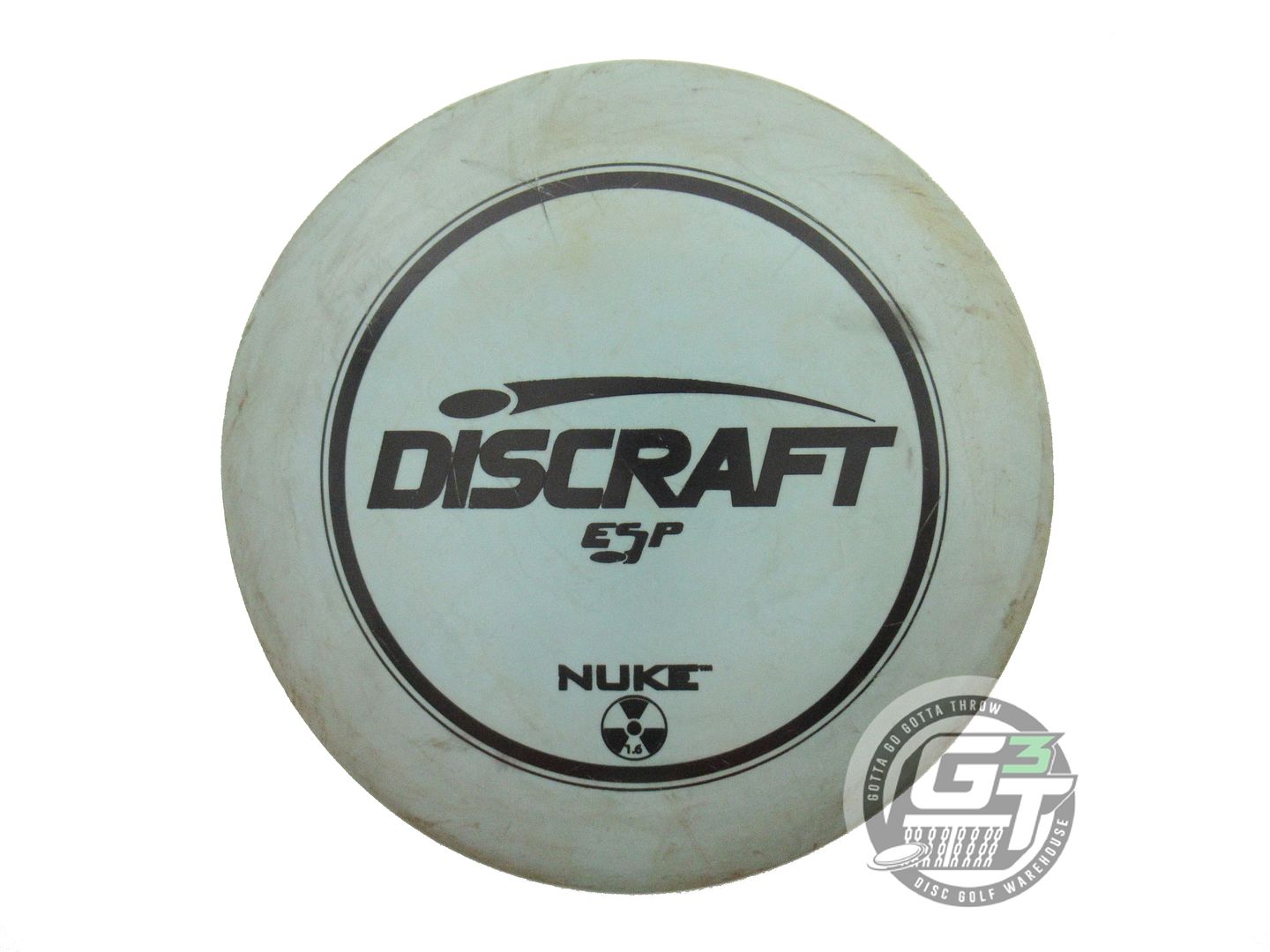 USED Discraft ESP Nuke 173g Seafoam Black Stamp PFN Distance Driver Golf Disc
