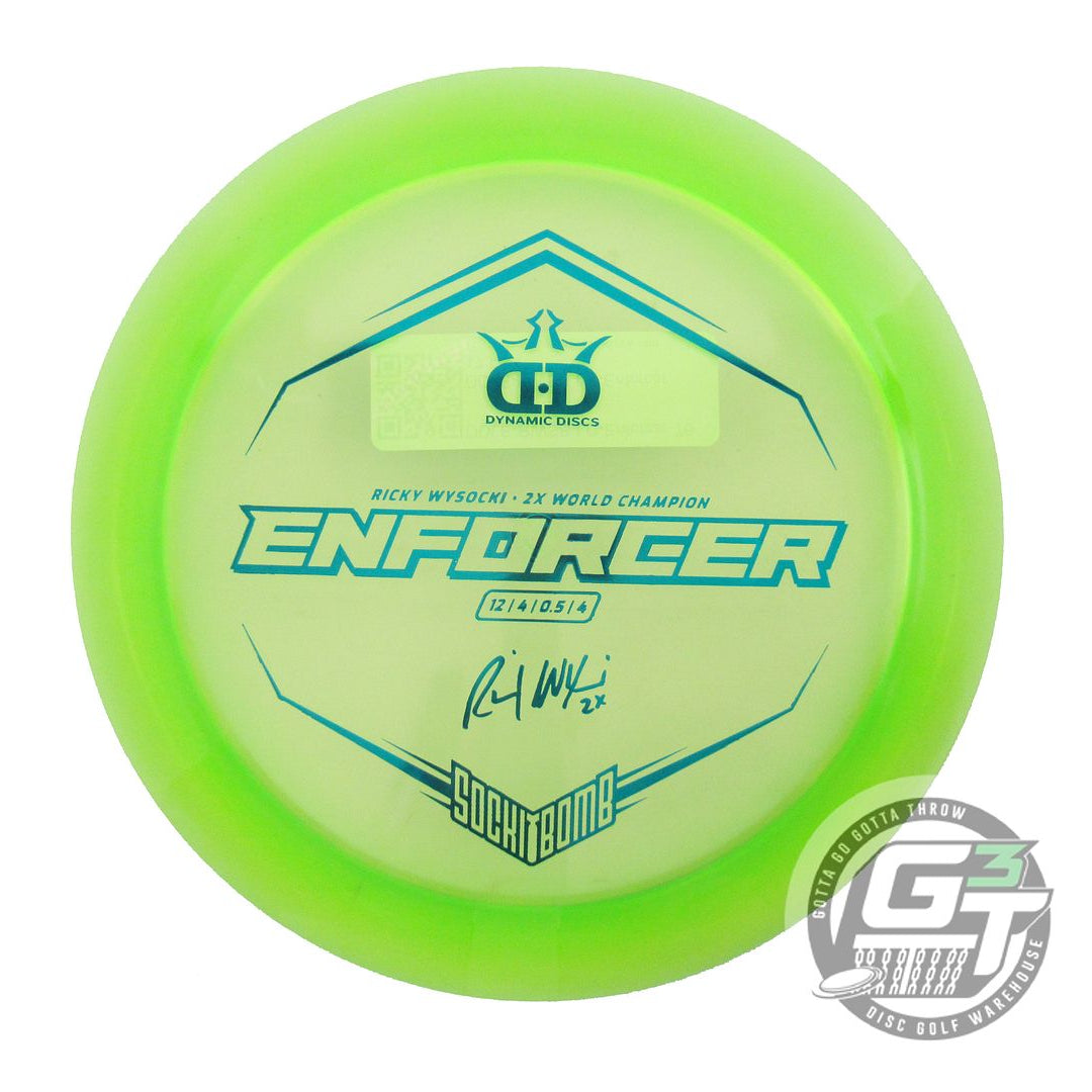 Dynamic Discs Limited Edition Ricky Wysocki Sockibomb Lucid Enforcer Distance Driver Golf Disc (Individually Listed)
