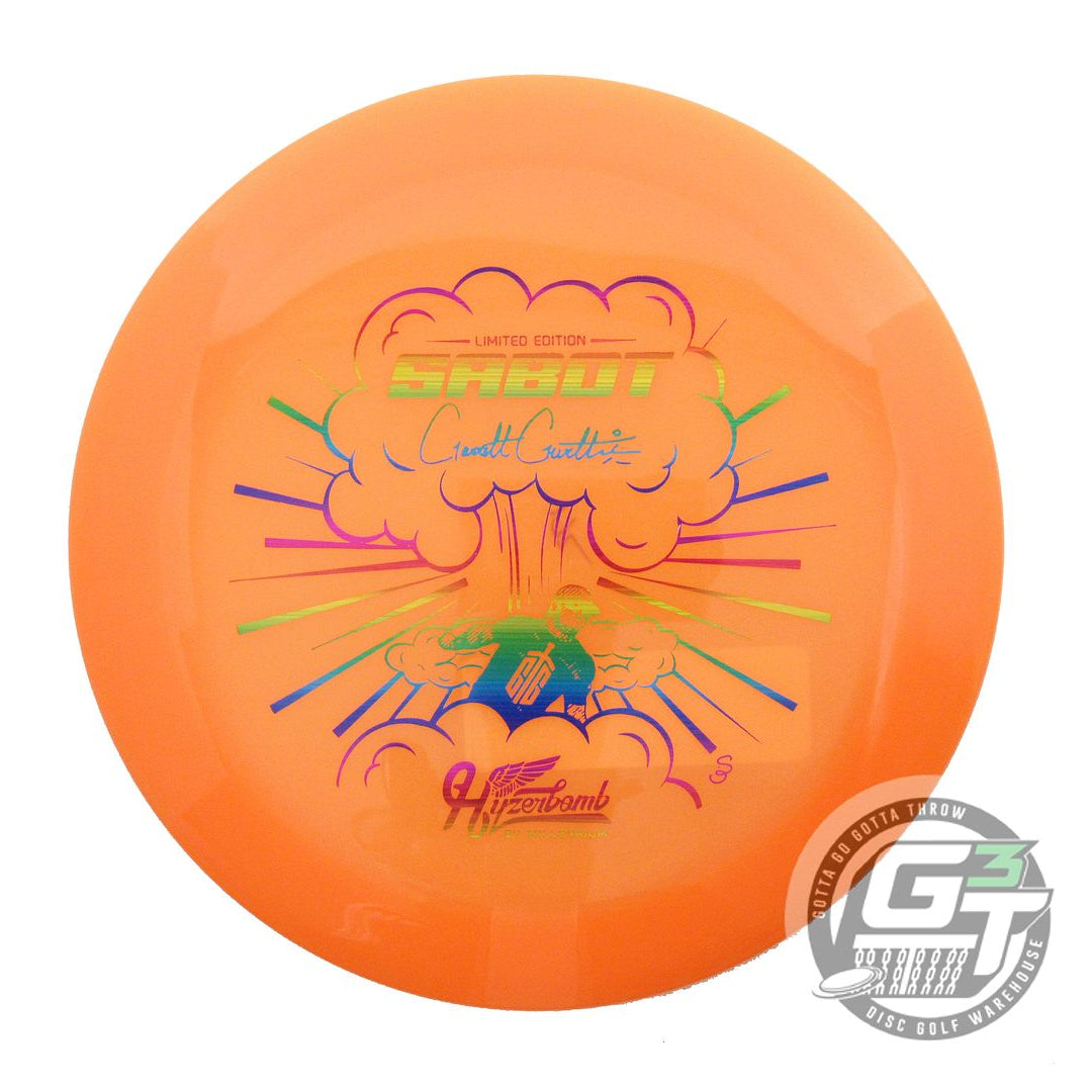 Hyzerbomb Limited Edition Garrett Gurthie Signature Flat Top Lunar Color Glow Recon Sabot Distance Driver Golf Disc (Individually Listed)