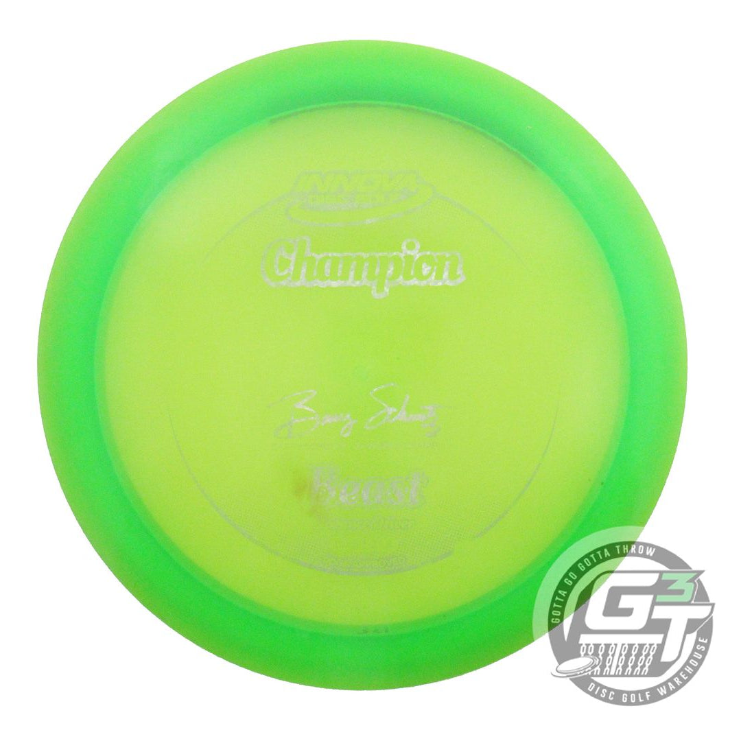 USED Innova Champion Beast-X 175g Lime Silver Glitter Foil Distance Driver Disc