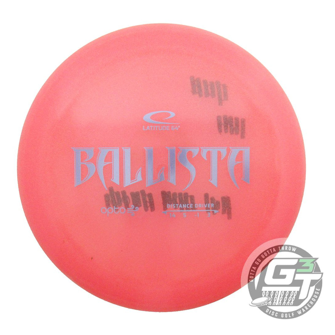 USED Latitude 64 Opto AIR Ballista 163g Pink Lilac Foil Distance Driver Disc