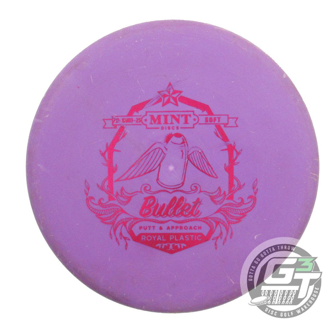USED Mint Discs Royal Soft Bullet 171g Purple Magenta Foil Putter Golf Disc