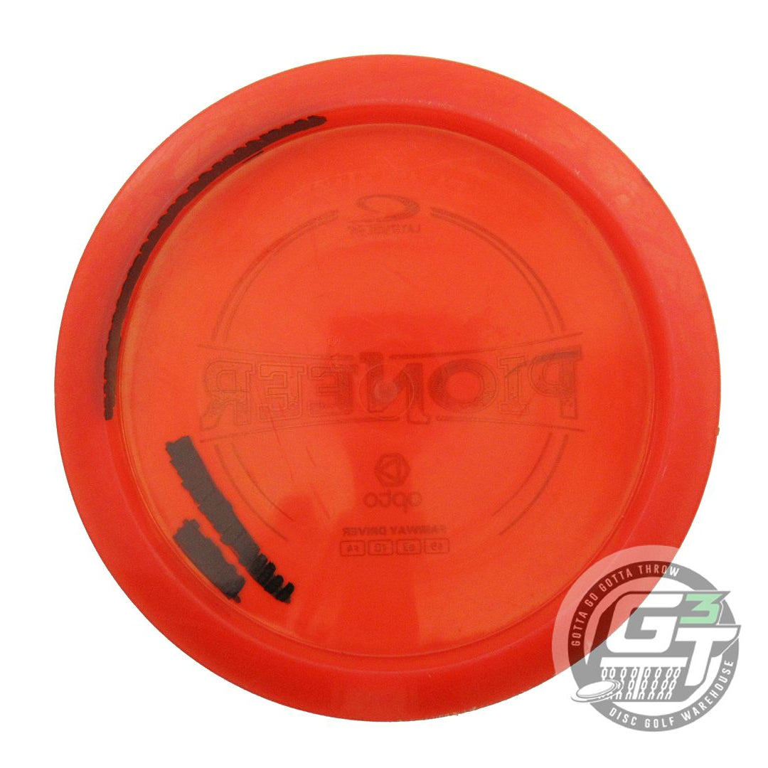USED Latitude 64 Opto Pioneer 171g Red Black Stamp Fairway Driver Golf Disc