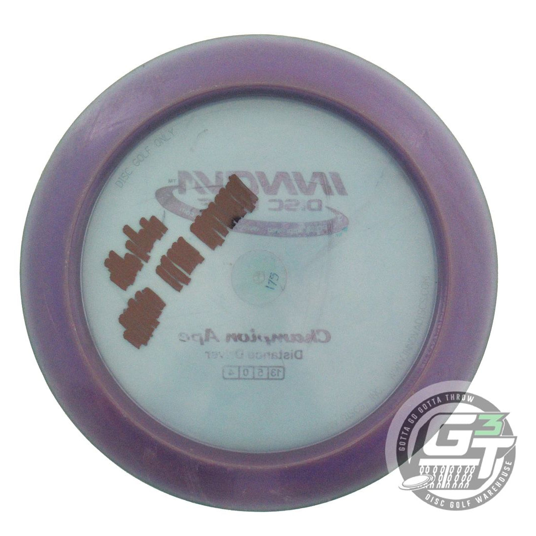 USED Innova Champion Ape 175g Purple Black Stamp Distance Driver Golf Disc