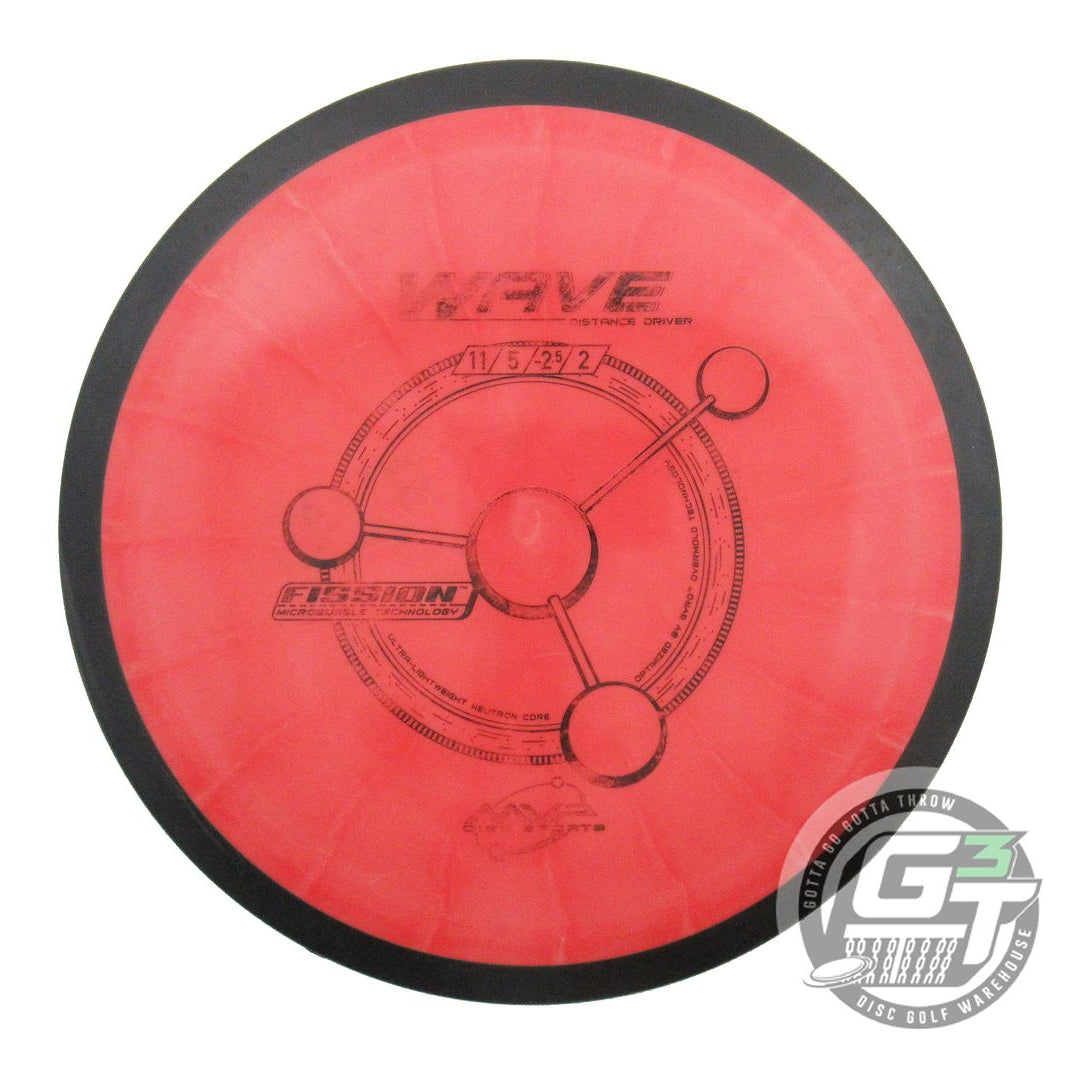 USED MVP Disc Sports Fission Wave 162g Red Distance Driver Golf Disc