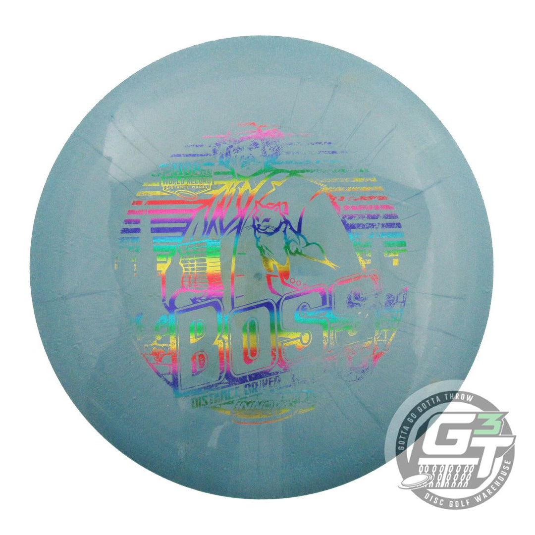 USED Innova GStar Boss 178g Blue Rainbow Foil Distance Driver Golf Disc