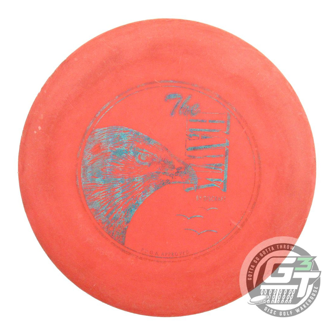 USED Discraft Pro D Hawk 168g Orange Blue Foil Midrange Golf Disc