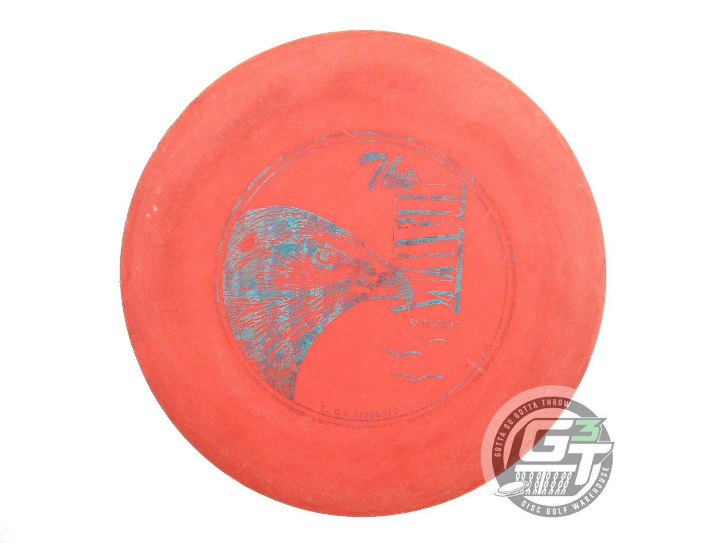 USED Discraft Pro D Hawk 168g Orange Blue Foil Midrange Golf Disc