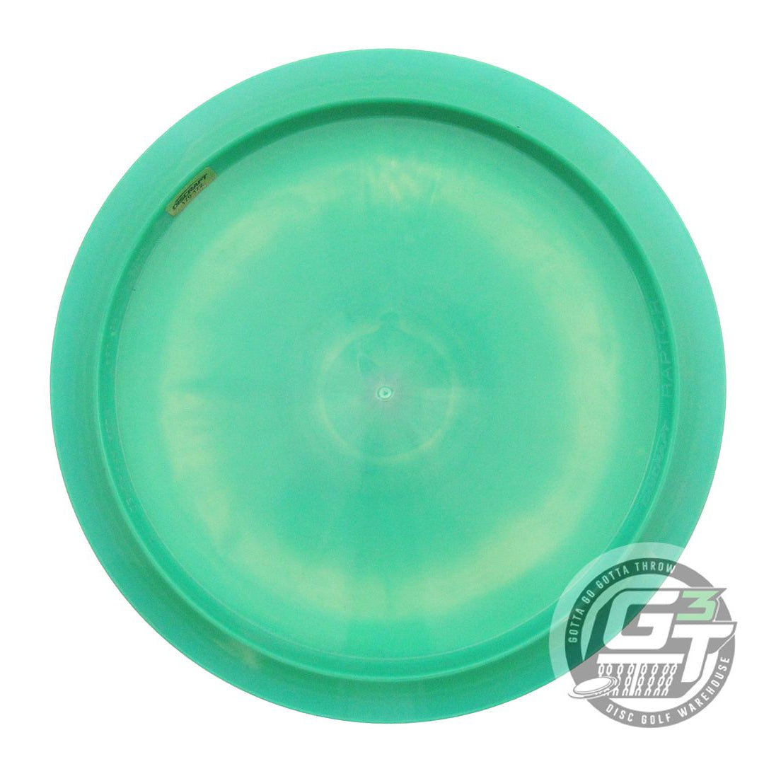 USED Discraft ESP Raptor 172g Green Zebra Foil Distance Driver Golf Disc