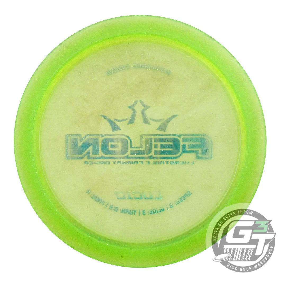 USED Dynamic Discs Lucid Felon 176g Lime Blue Foil Fairway Driver Golf Disc