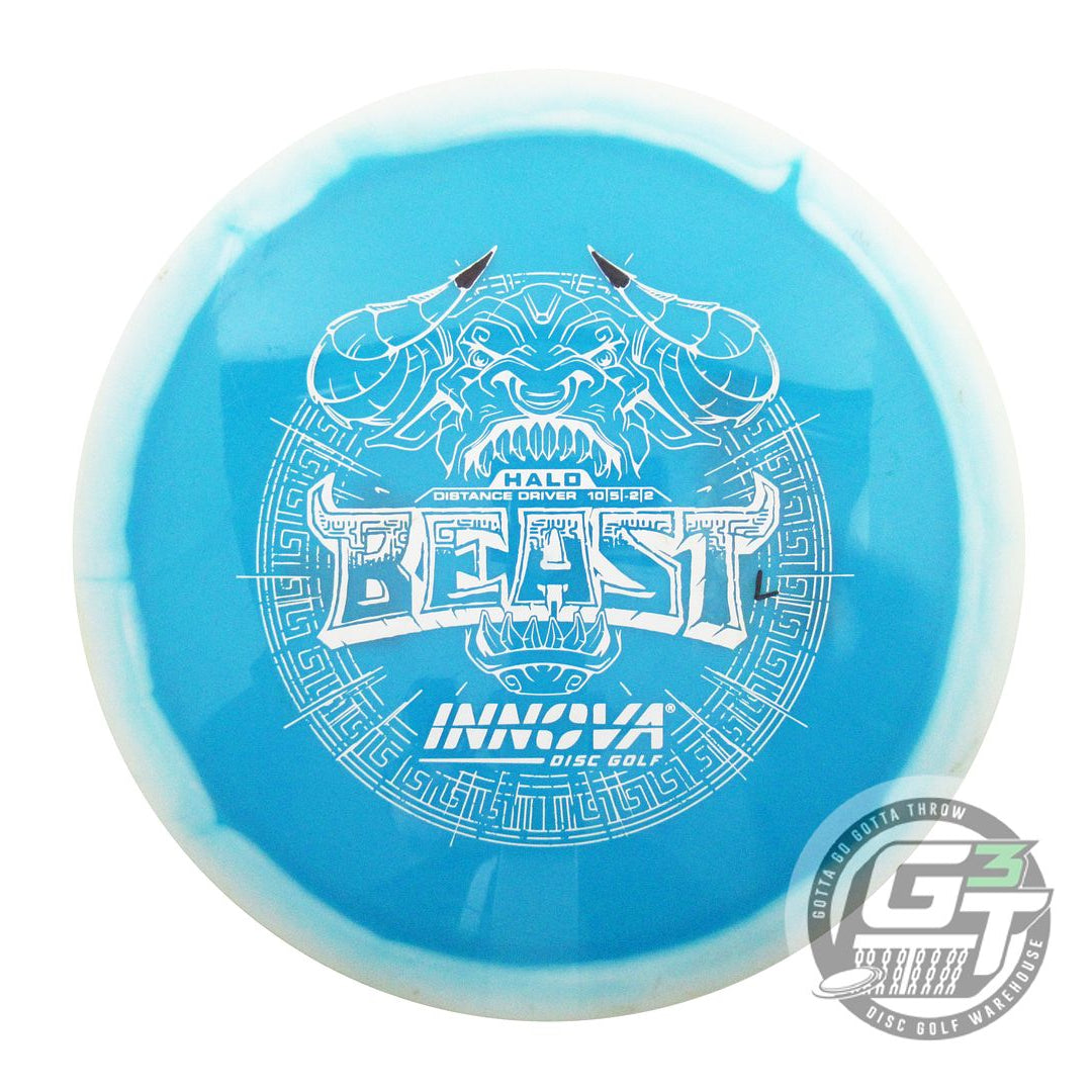USED Innova Halo Star Beast 171g White-Teal Distance Driver Golf Disc