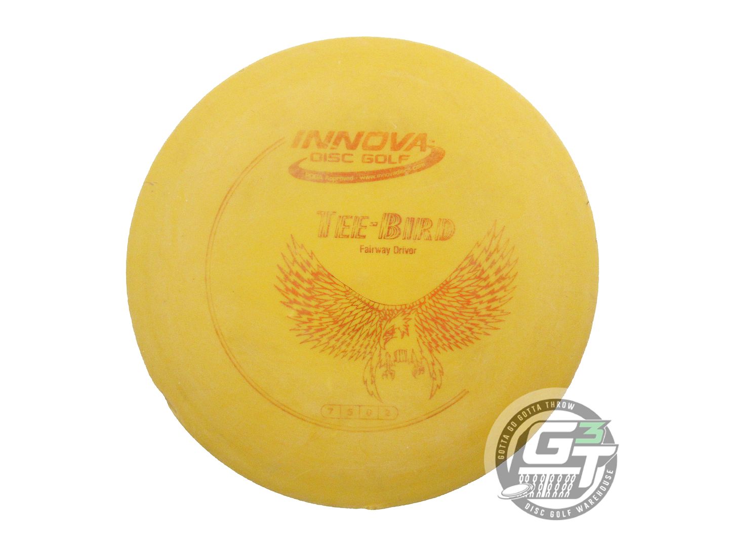 USED Innova DX Teebird 165g Marigold Wiped Stamp Fairway Driver Golf Disc