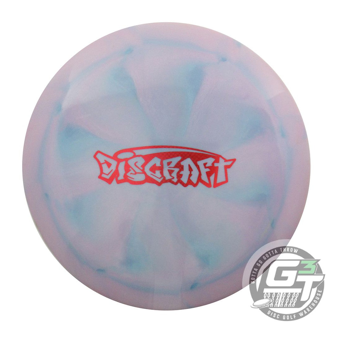 USED Discraft GRAFFITI ESP Swirl Force 177g Lilac-Teal Distance Driver Golf Disc