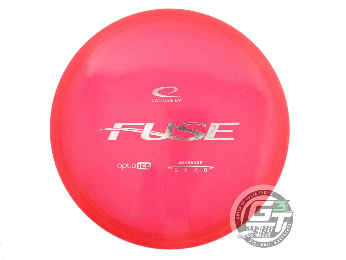USED Latitude 64 Opto Ice Fuse 178g Red Silver Foil Midrange Golf Disc