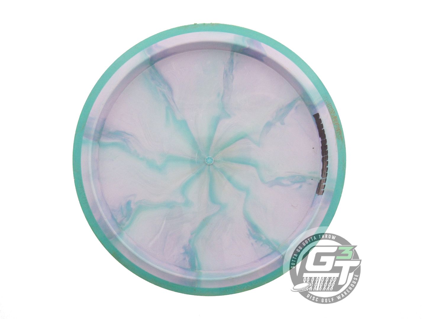 USED Axiom Discs Cosmic Neutron Crave 168g Lilac-Teal Seafoam Rim Driver Disc