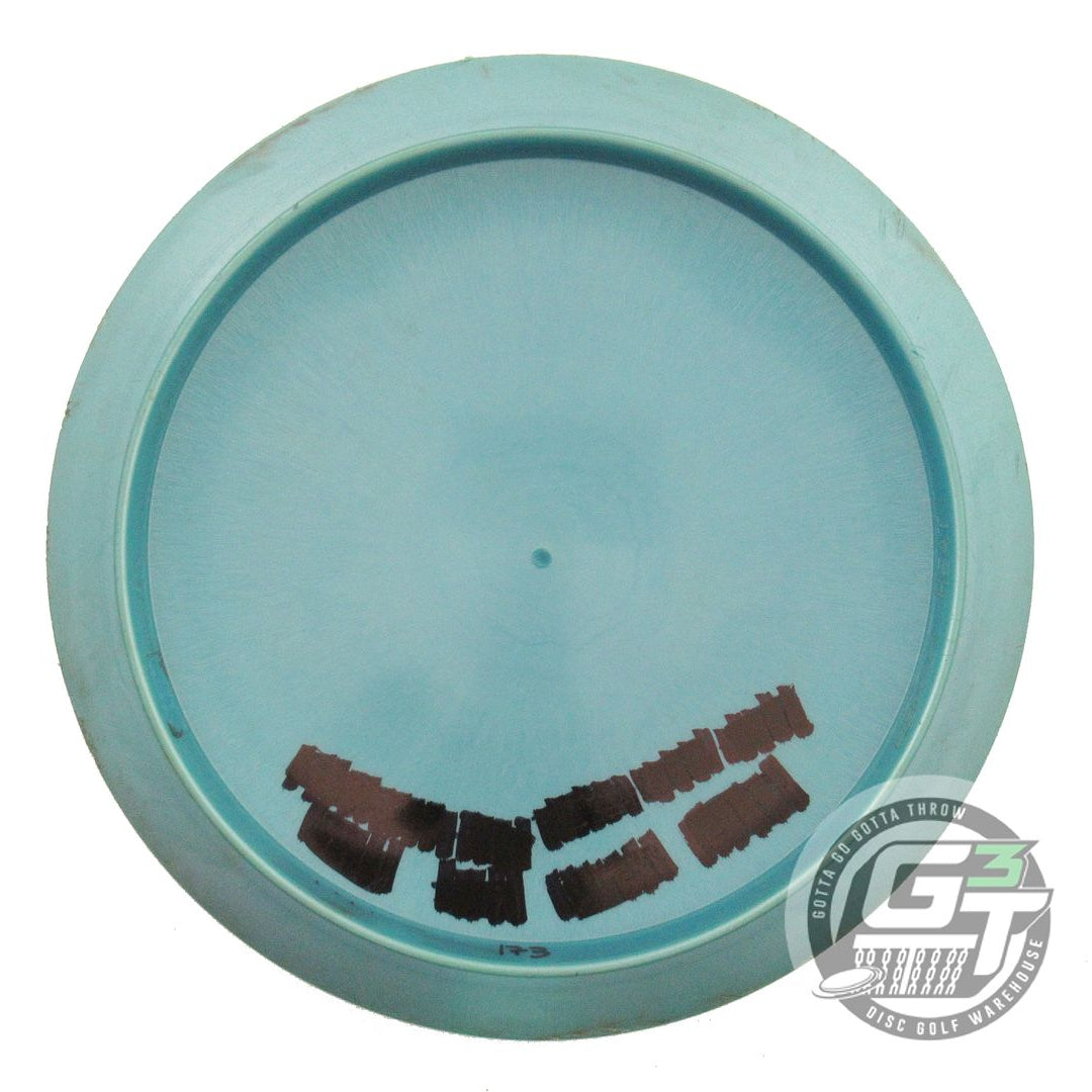 USED Discraft Titanium Heat 173g Aqua Red Foil Distance Driver Golf Disc