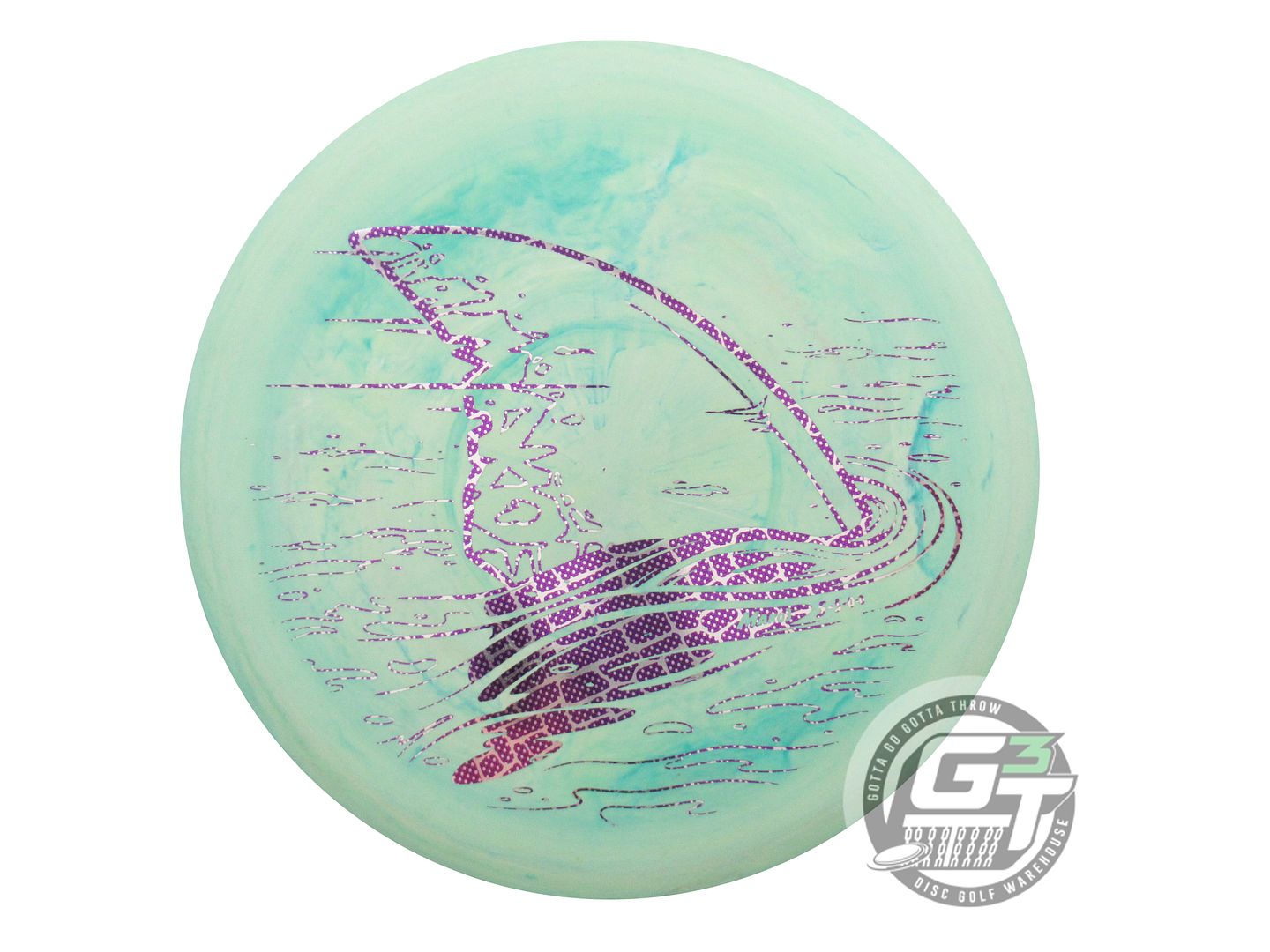 USED Innova SHARK FIN Galactic XT Shark 176g Reptile Foil Midrange Golf Disc