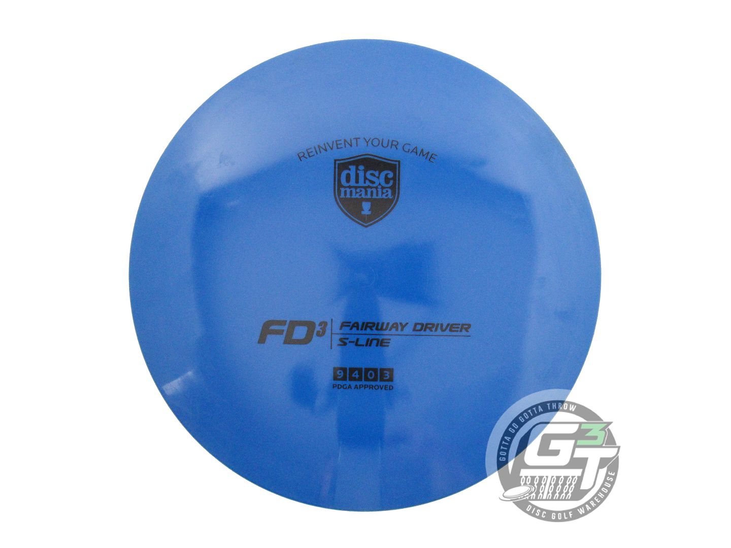 USED DiscMania S-Line FD3 174g Blue Black Stamp Fairway Driver Golf Disc