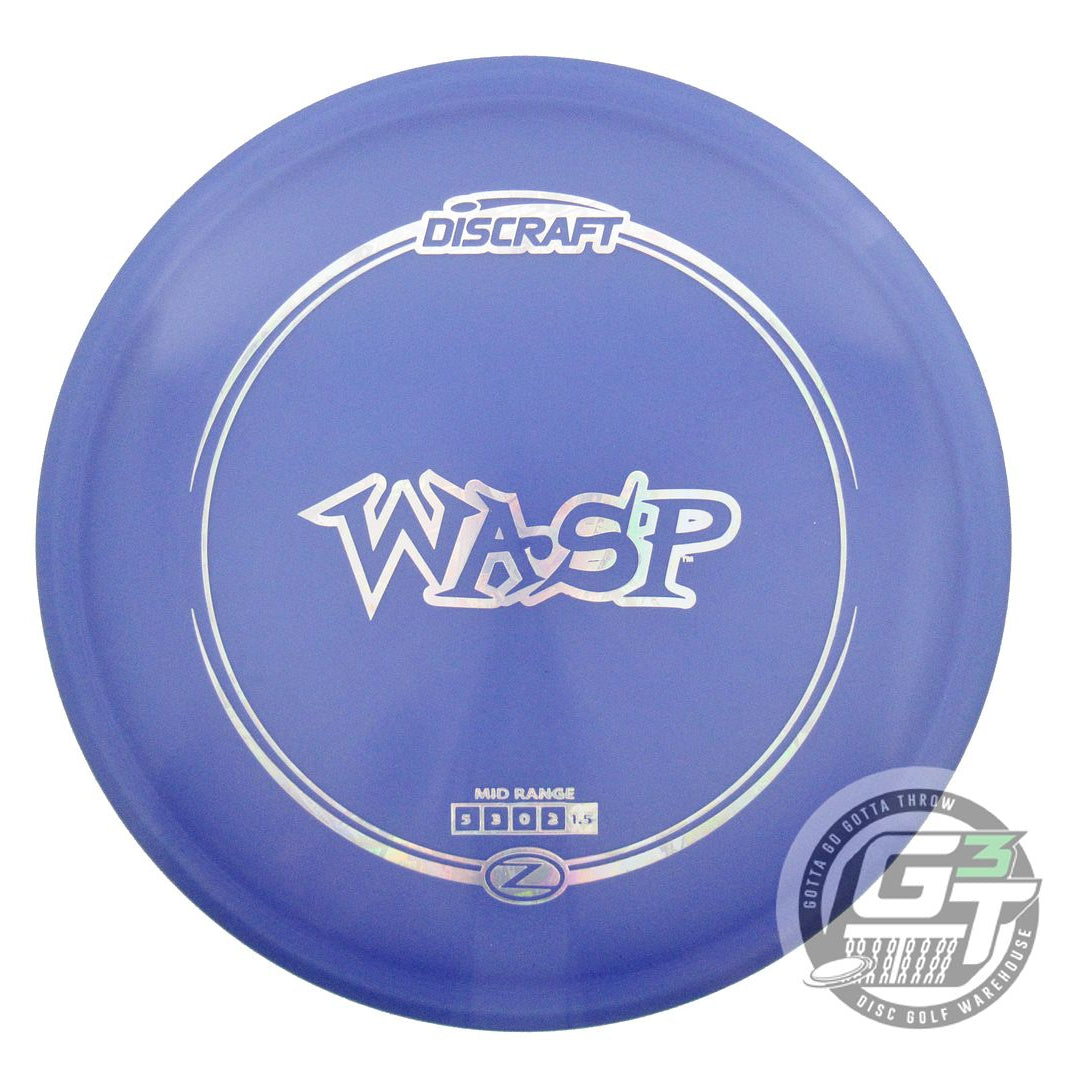 NOS Discraft Z Wasp 178g Purple Money Foil Midrange Golf Disc