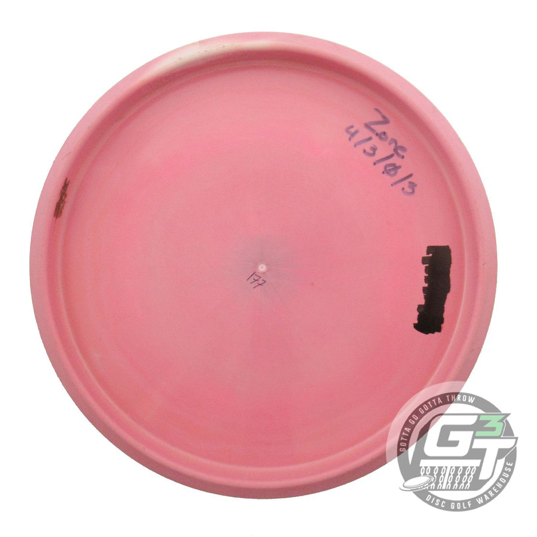 USED Discraft ESP Zone 177g Pink Teal Shatter Foil Putter Golf Disc