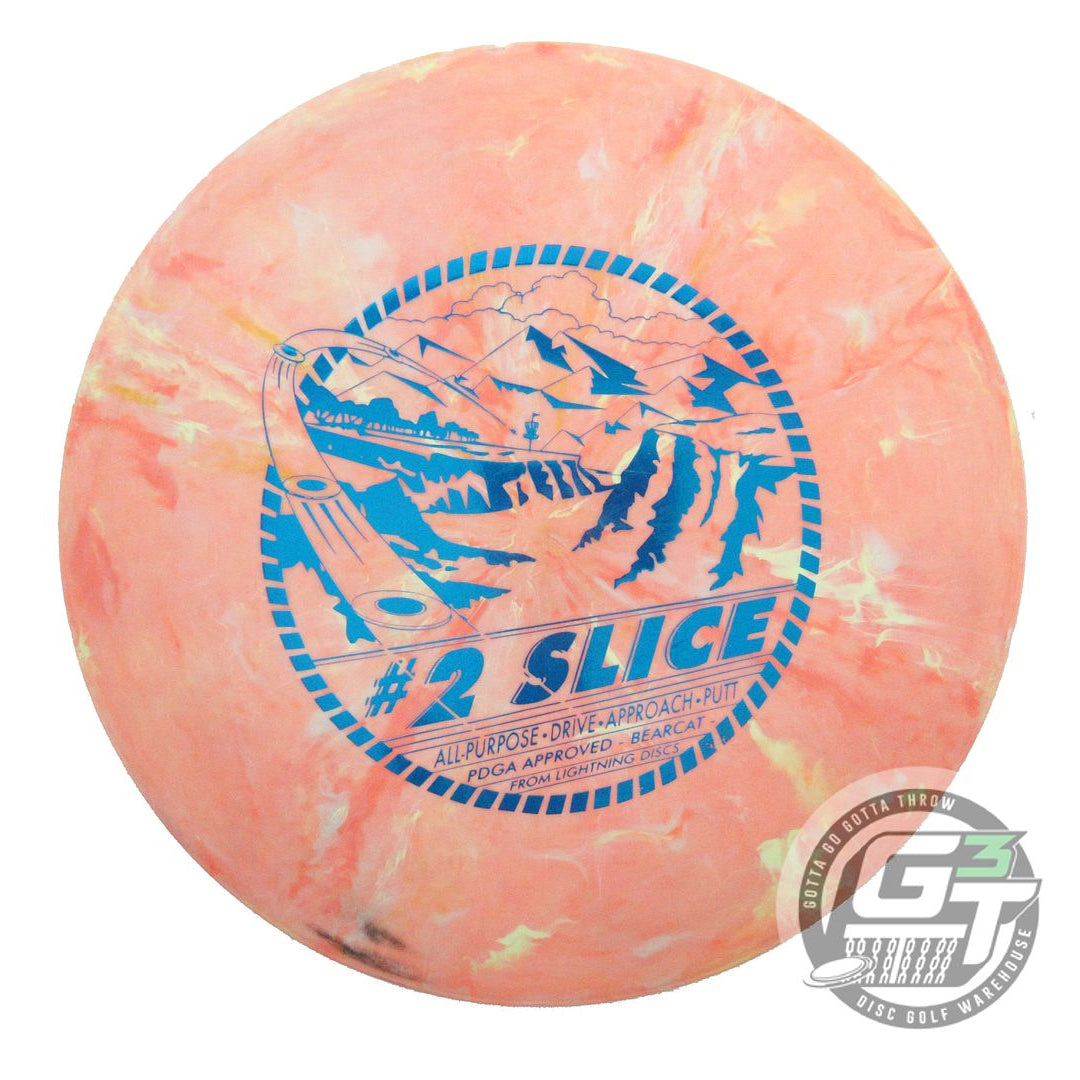 USED Lightning Standard #2 Slice 167g Orange Blue Foil Midrange Golf Disc