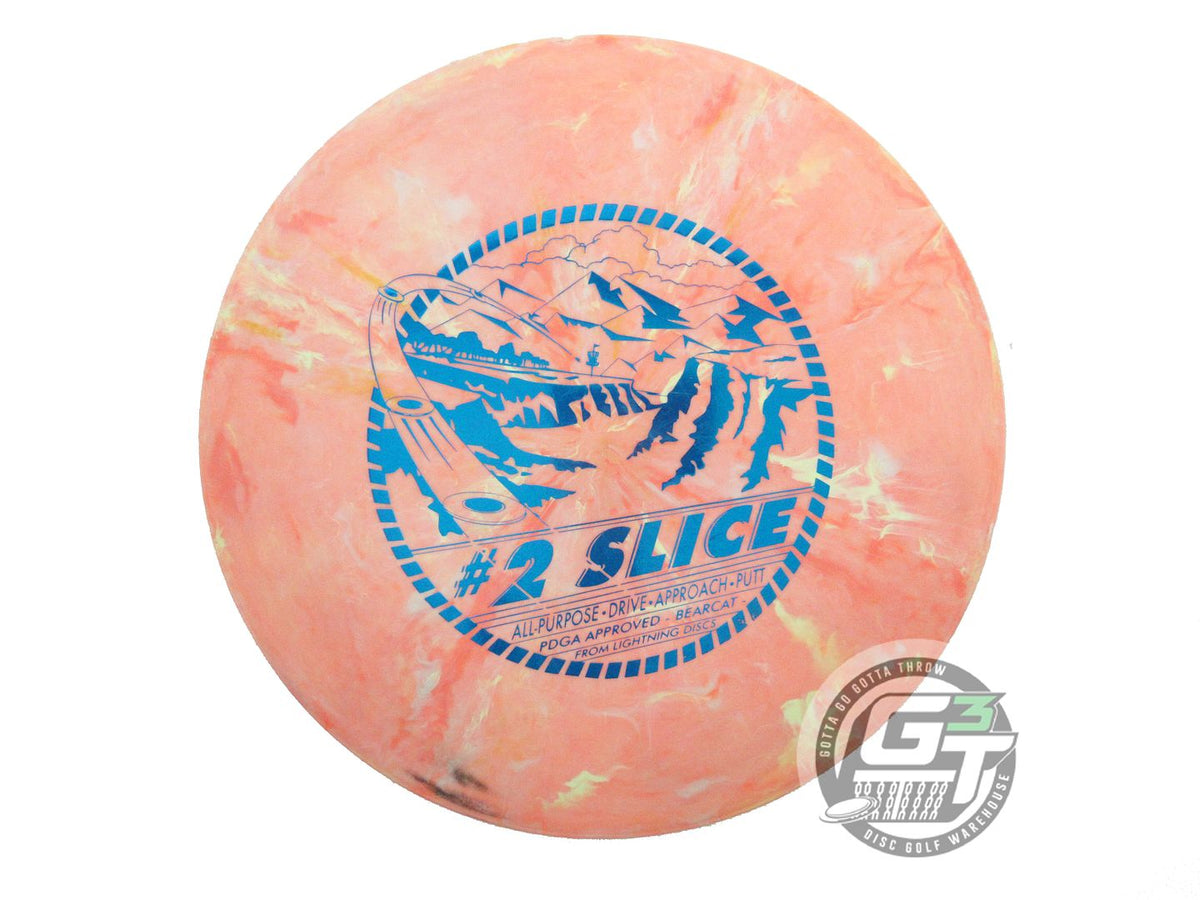 USED Lightning Standard #2 Slice 167g Orange Blue Foil Midrange Golf Disc