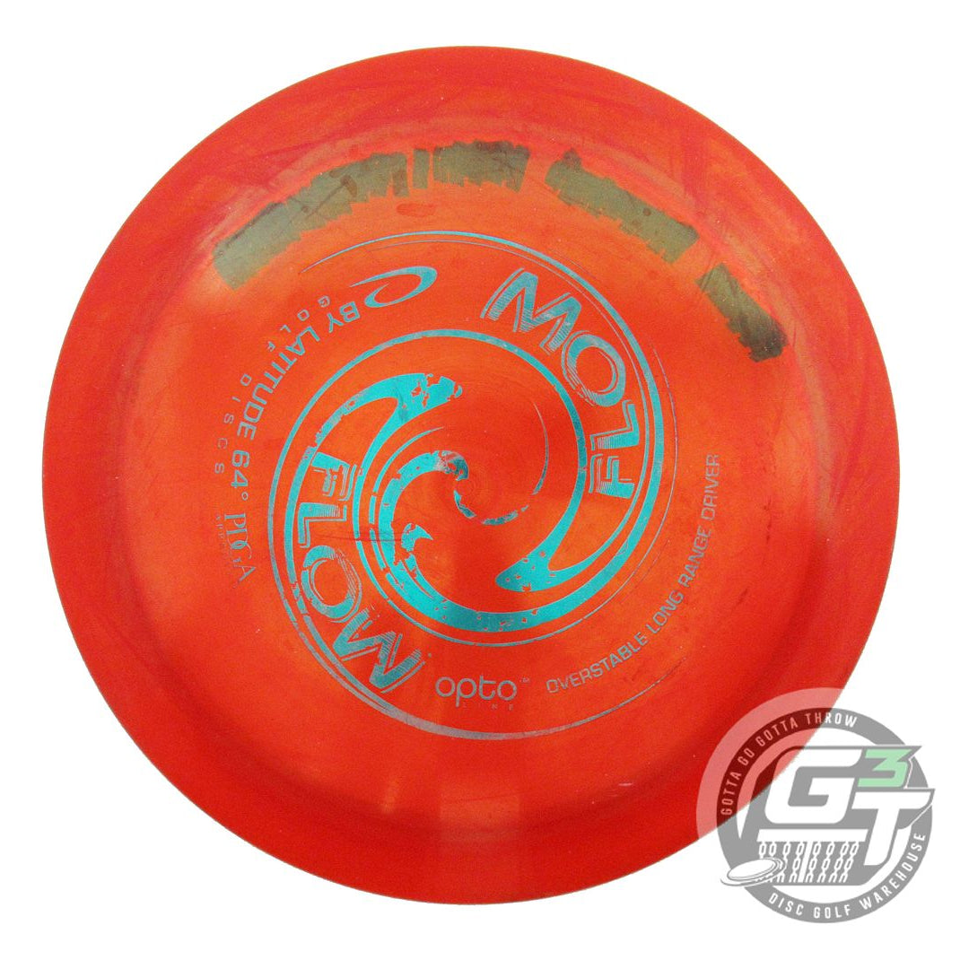USED Latitude 64 Opto Flow 169g Red Teal Foil Distance Driver Golf Disc