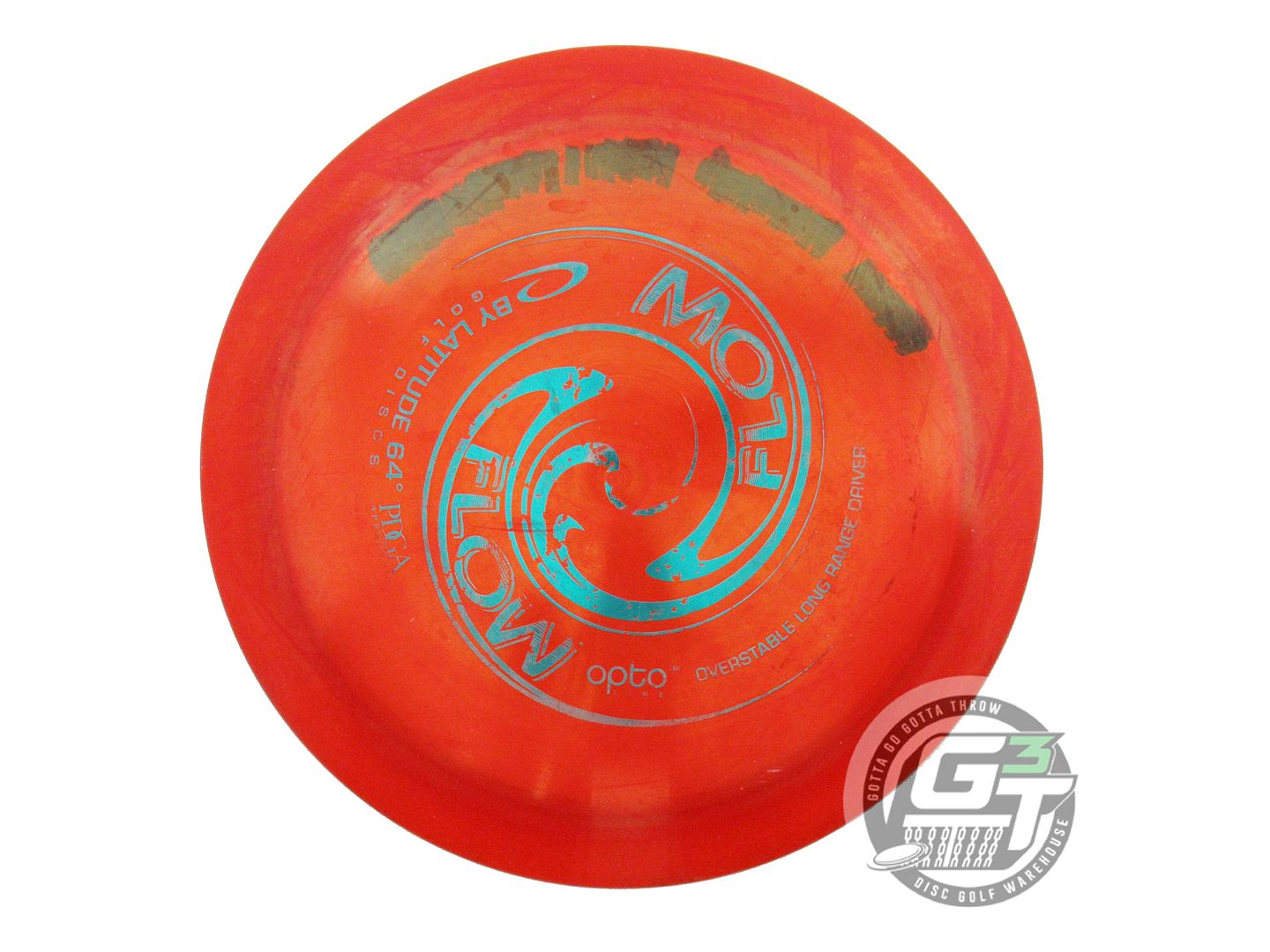 USED Latitude 64 Opto Flow 169g Red Teal Foil Distance Driver Golf Disc
