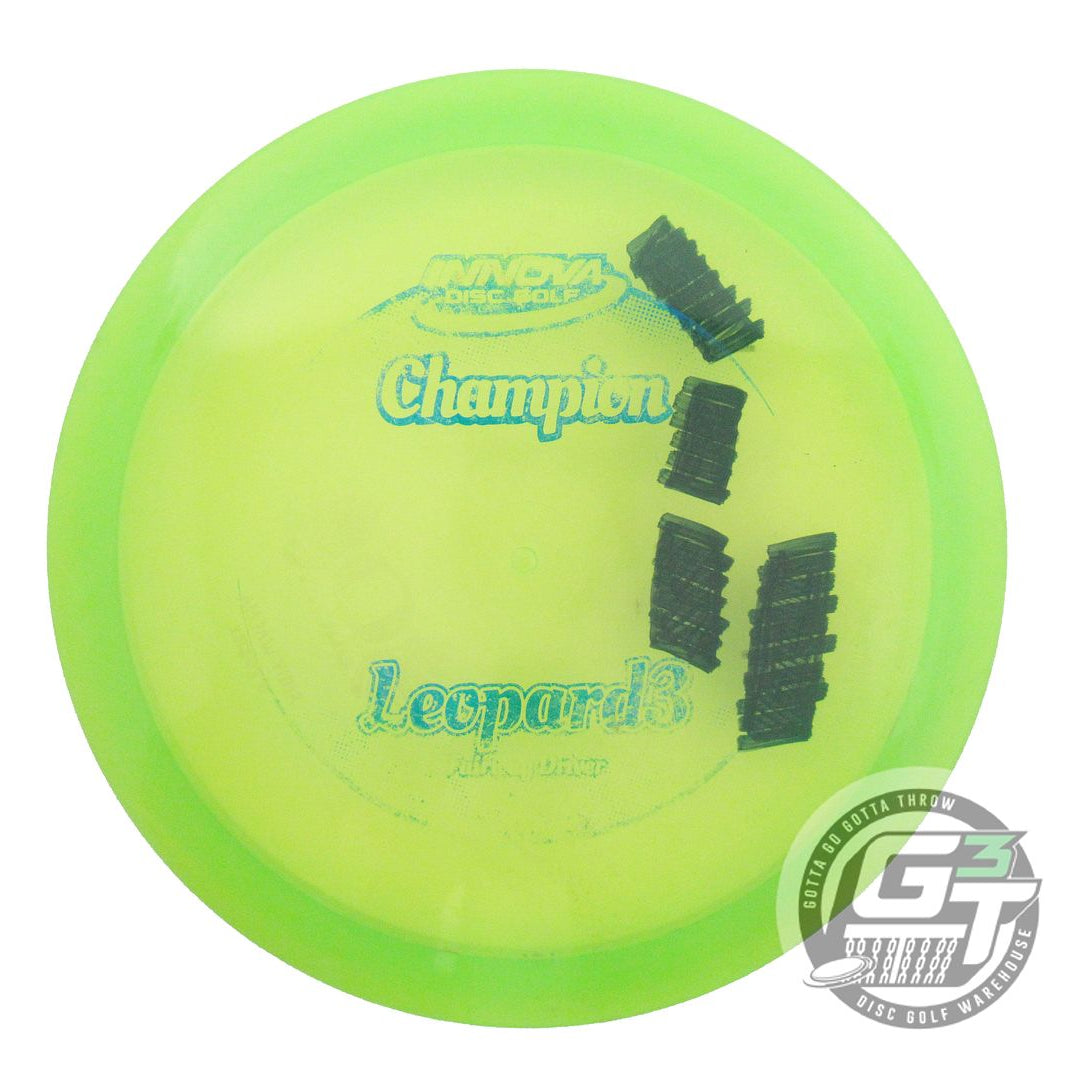 USED Innova Champion Leopard3 171g Lime Blue Foil Fairway Driver Golf Disc