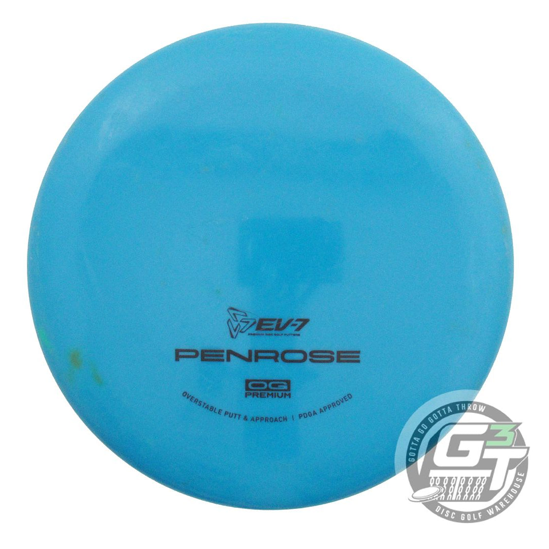 USED EV-7 Premium Penrose 175g Blue Black Stamp Putter Golf Disc