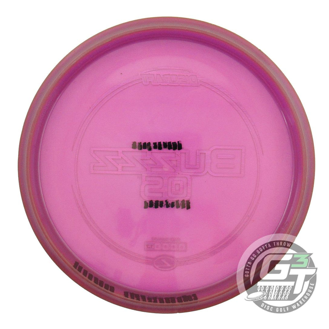 USED Discraft Z Buzzz OS 179g Purple Lime Laser Foil Midrange Golf Disc