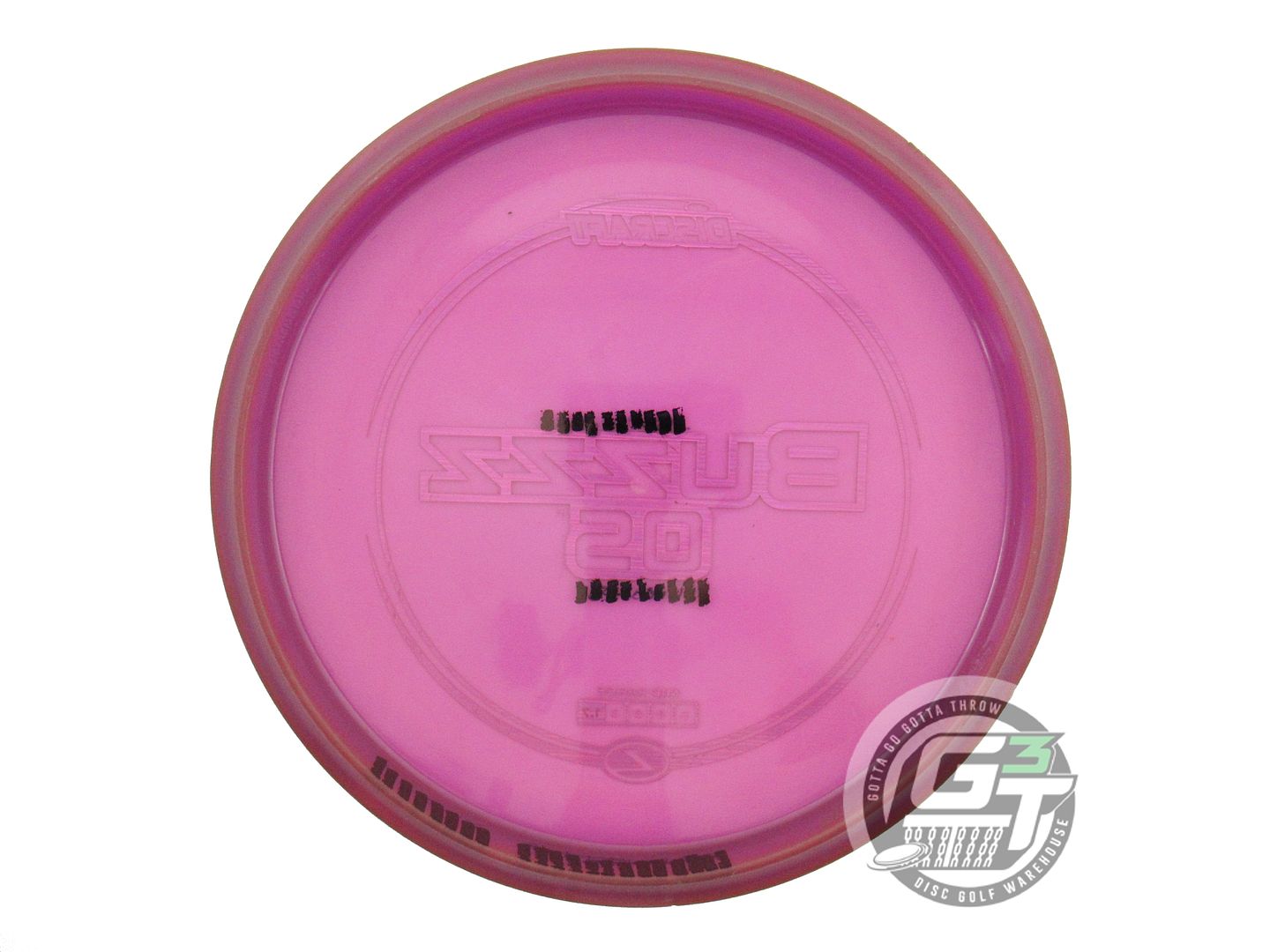 USED Discraft Z Buzzz OS 179g Purple Lime Laser Foil Midrange Golf Disc