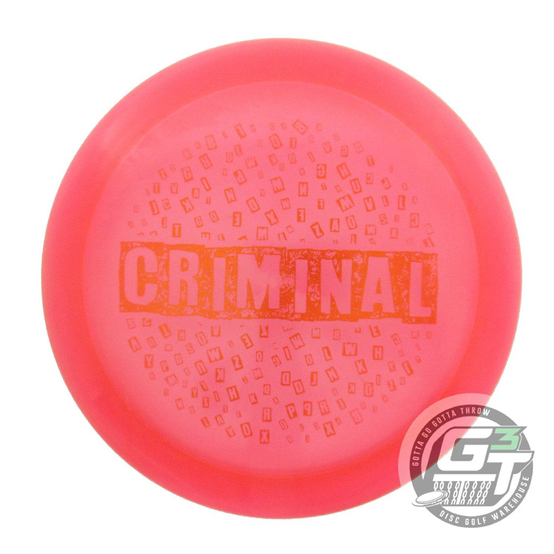 USED Dynamic Discs RANSOM Lucid Ice Criminal 173g Red Distance Driver Golf Disc