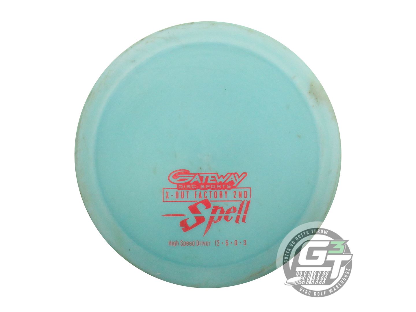 USED Gateway X-OUT Platinum Spell 173g Seafoam Distance Driver Golf Disc