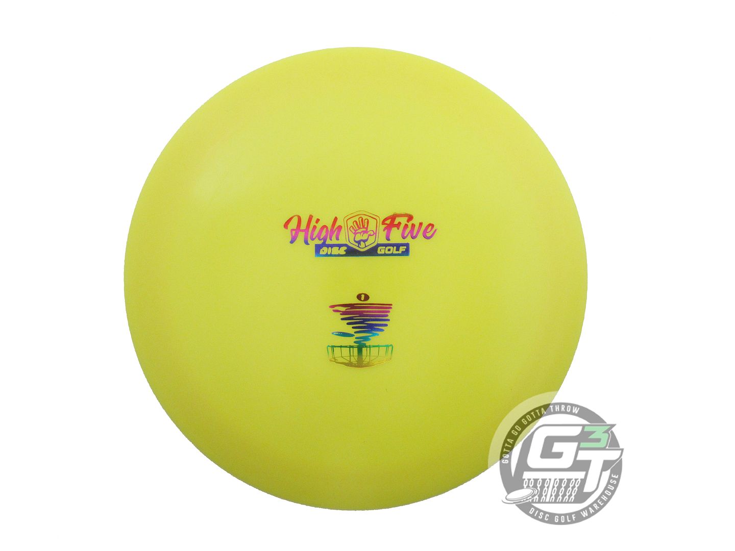 NOS Innova DX Destroyer 150g Yellow Rainbow Foil Distance Driver Golf Disc