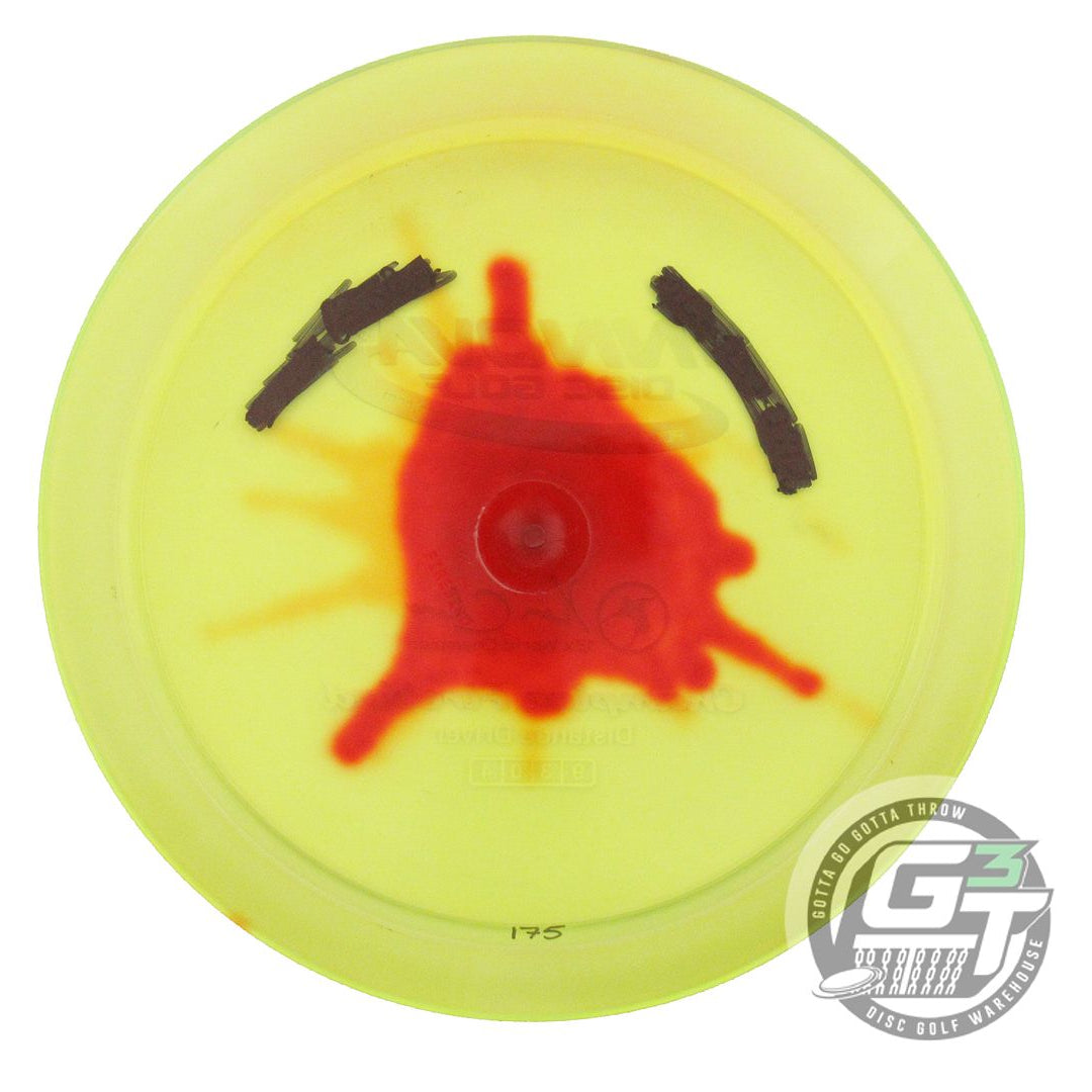 USED Innova I-DYE Champion Firebird 175g Yellow Burst Distance Driver Golf Disc