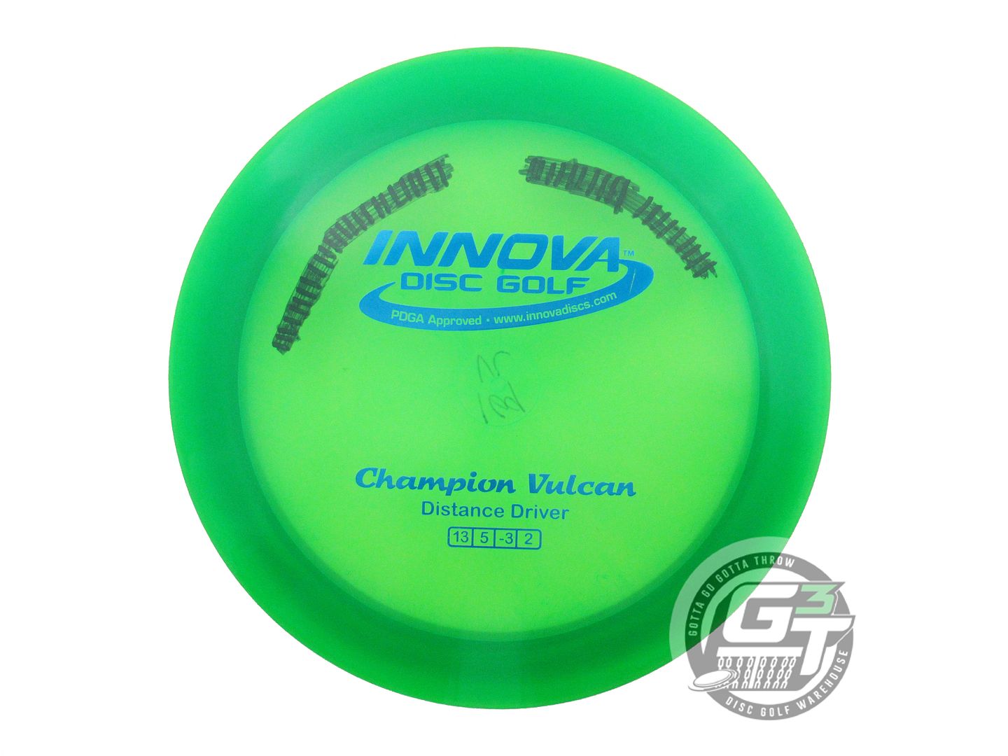 USED Innova Champion Vulcan 169g Green Blue Foil Distance Driver Golf Disc