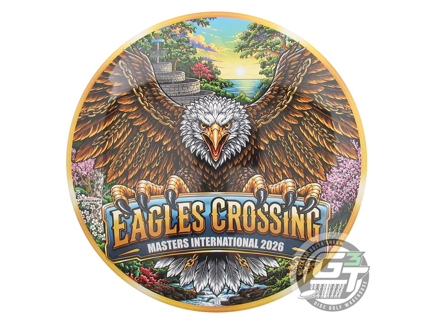 NOS Discraft SuperColor ESP Buzzz 191g EAGLES CROSSING 2026 Midrange Golf Disc
