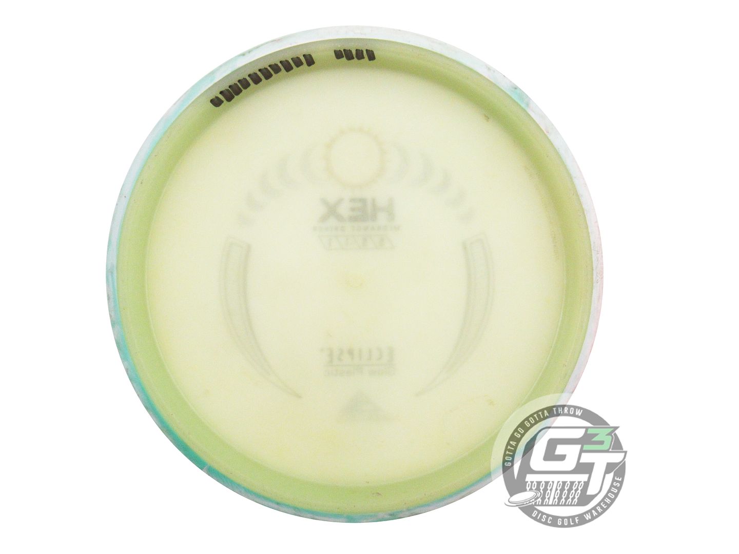 USED Axiom Discs Eclipse Proton Hex 177g Seafoam-White Rim Midrange Golf Disc